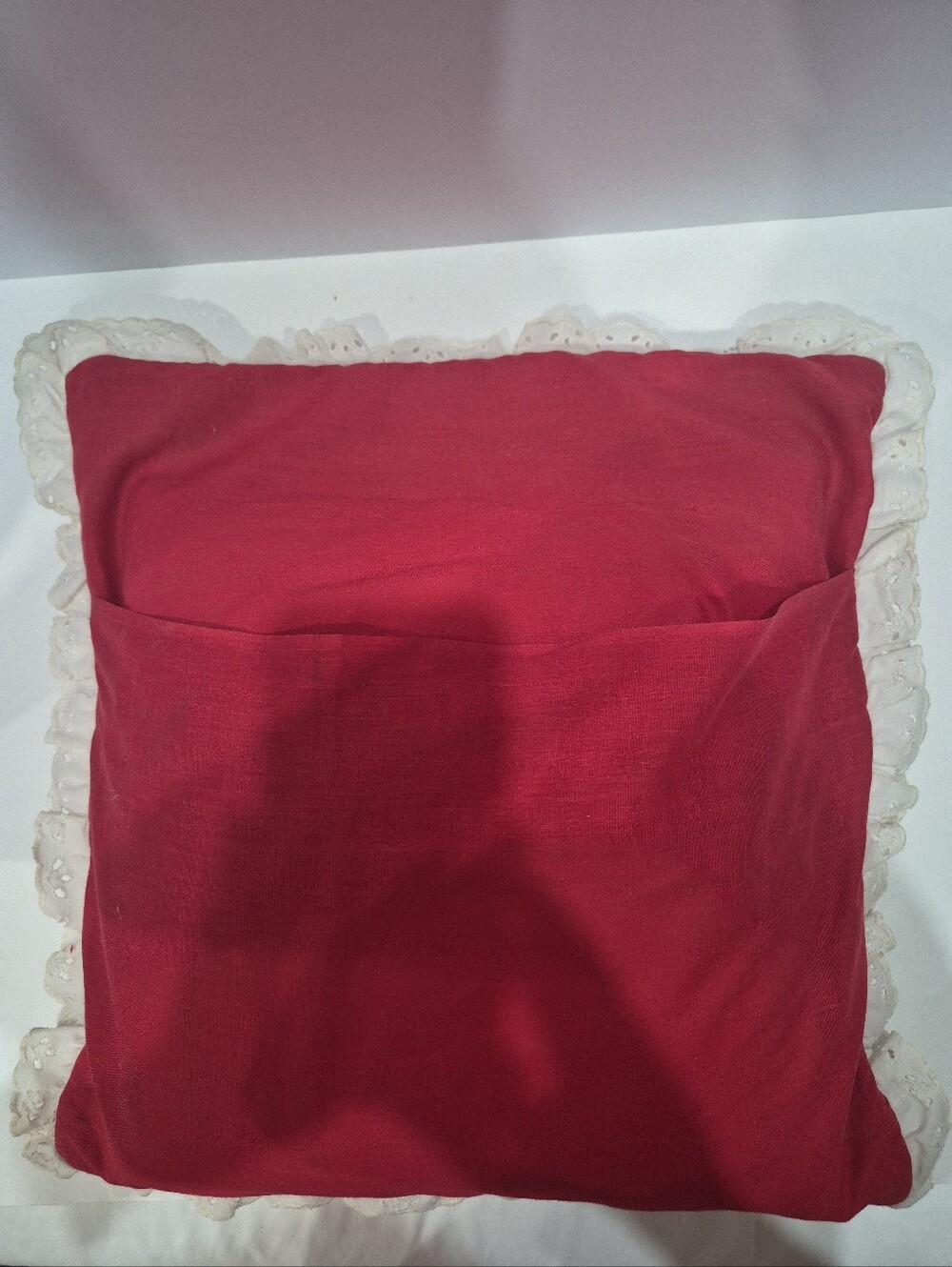 Vintage Cottagecore Country Rustic Handmade Pillows Lot Of Three - Picture 3 of 7